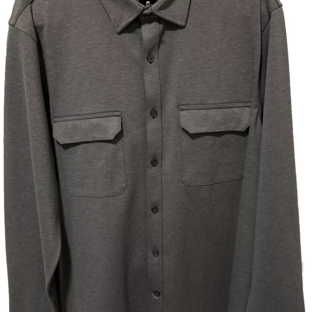 Express Gray‎ Button-Up Shirt